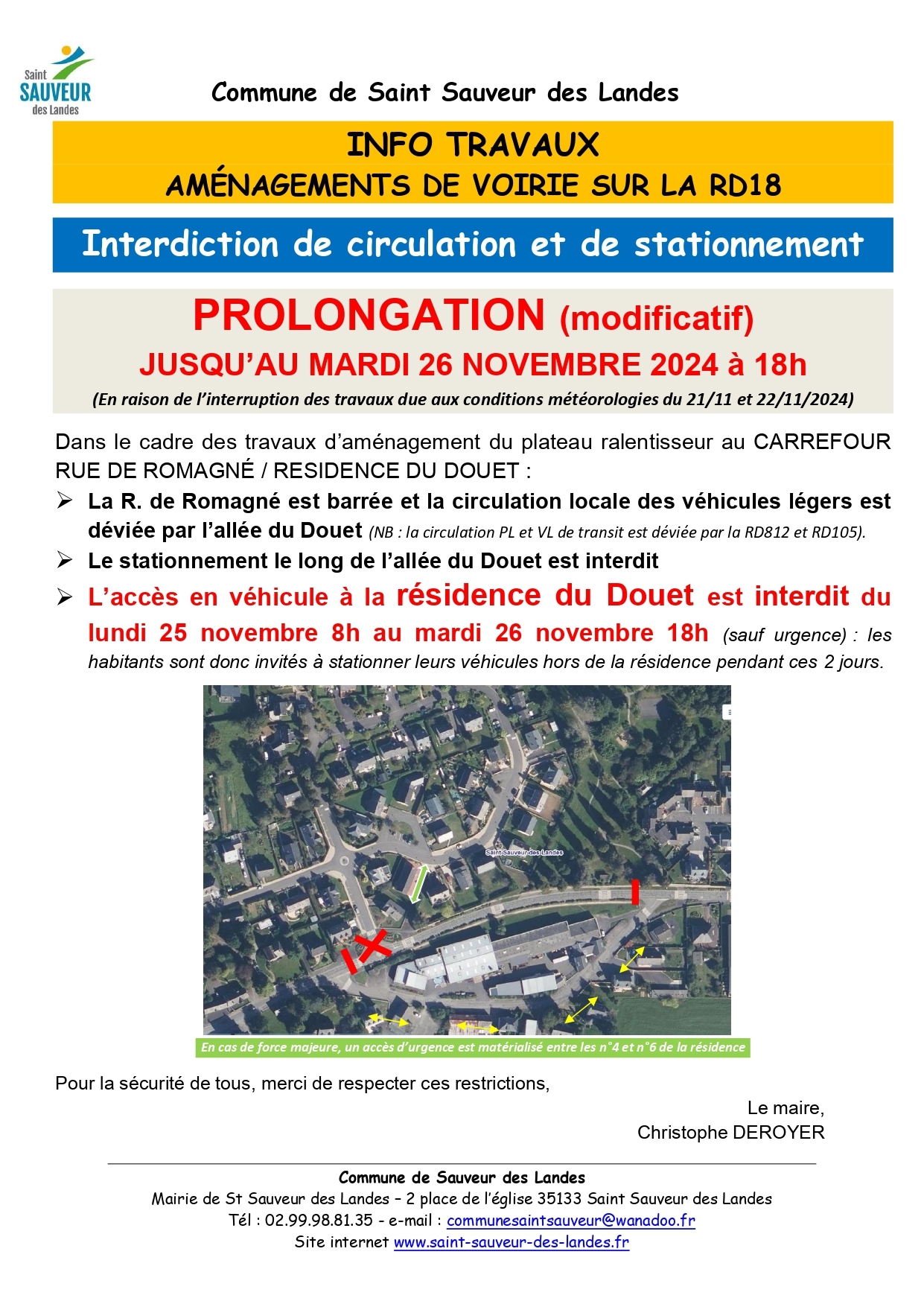 FLYER INFO NOV 2024 TRAVAUX R DE ROMAGNE BARREE PROLONGATION 2_page-0001